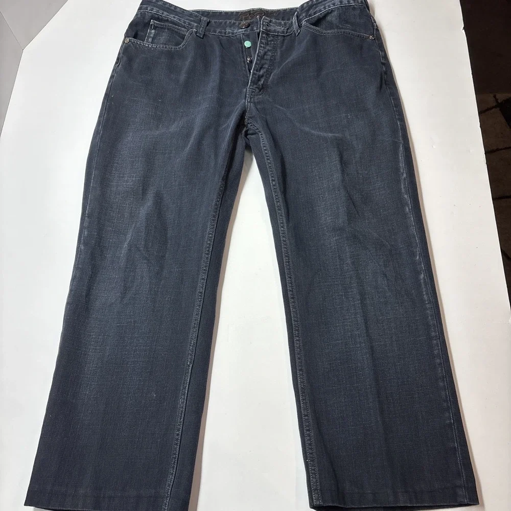 Y2K RSRV woven pocket Button fly Mens Jeans Blue 36x32